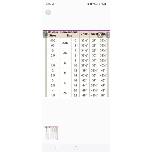 Sz 4 XS Chicos 0 Railroad Stripe Black White Long Sleeve Button Shirt Blouse Top - Picture 6 of 6